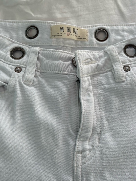 We The Free Denim - White Flared Jeans/ Free People